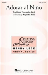 Adorar al Nino SSA choral sheet music cover